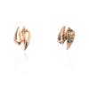 Mezmic Lion Single Tooth Symbol 14K Gold Earrings _Pair