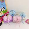 Bag Trendy Crossbody For Kids With Elegant Bow Design And Colorful Sequined Finish