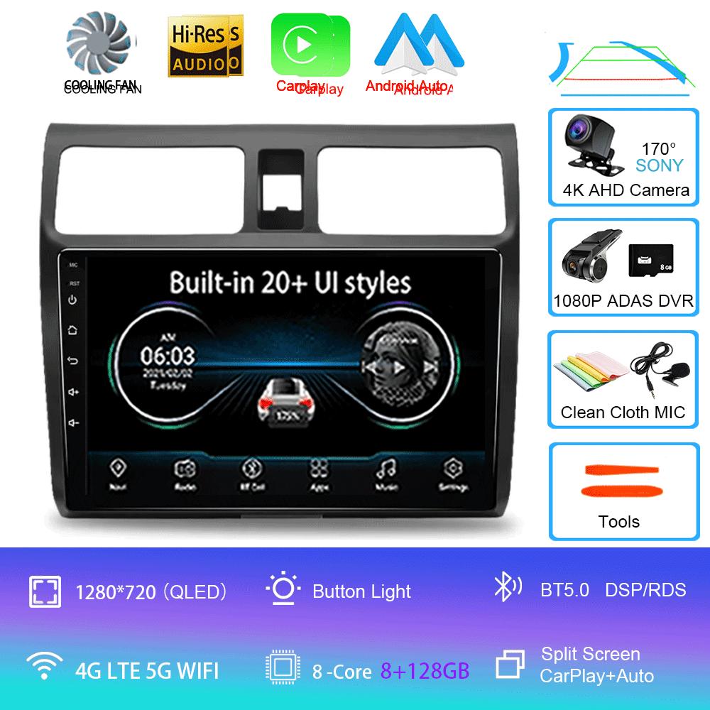 9 Inch Android 14 For Suzuki Jimny JB64 JB74 2018 - 2020 Multimedia Video Player Car Radio Stereo GPS 2din Navigation Carplay