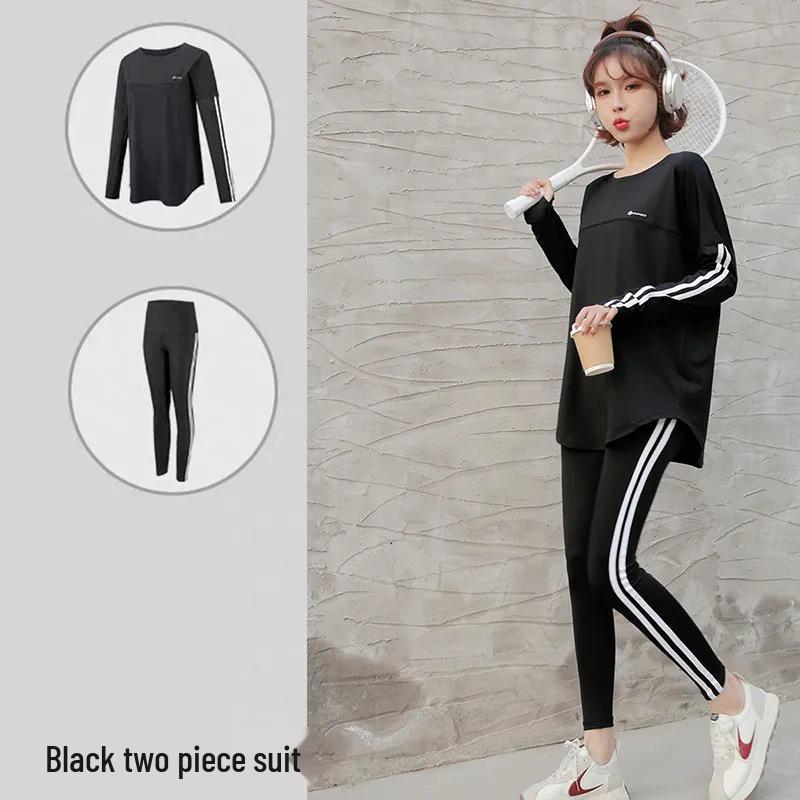 Women's Quick-Dry Autumn/Winter Running and Yoga Set for Outdoor Training