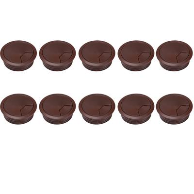 Round ABS PC For Home Office Desk Thread Organizer Line Hole Cover Wire Storage Rack Table Grommet Cable Hole Cover