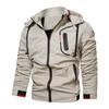 Fall men's heavy casual jacket Jacket Baseball jacket hooded men's jacket