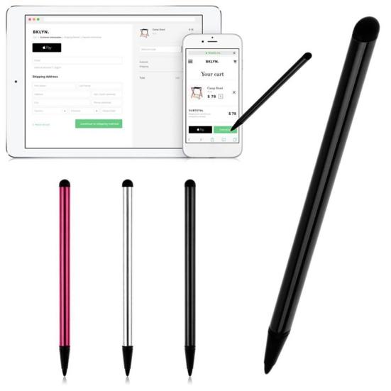 Stylus Pen Capacitive Dual Function Metal Pole Multipurpose Touch Screen Pen for iPhone