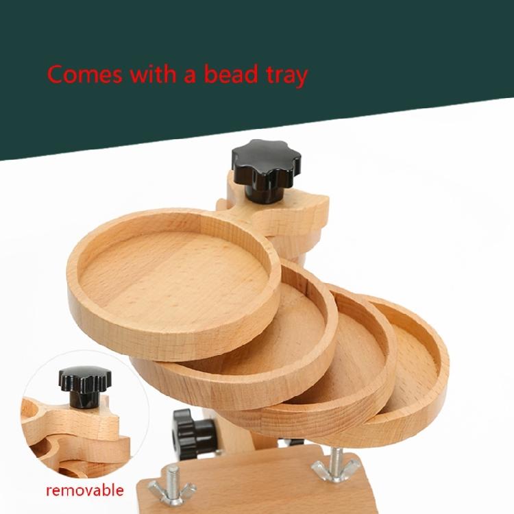 Adjustable Cross Stitching Stand Wooden Embroidery Hoop Stand
