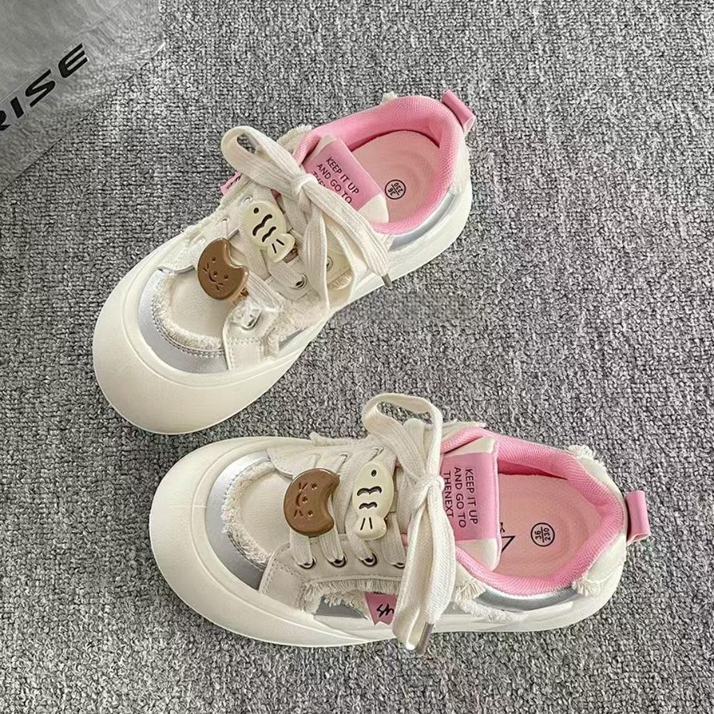 High-value original niche board shoes, new big-headed bread shoes with thick soles in spring