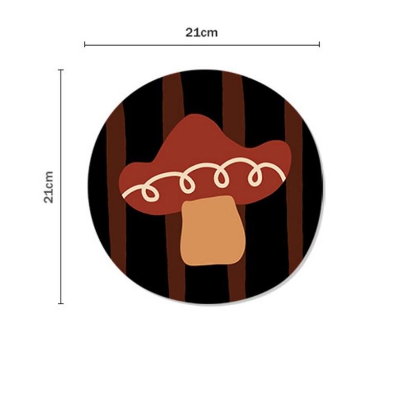 

Диатомитовые подставки в форме грибов Креативные теплоизоляционные водопоглощающие коврики Подставка под горячее для обеденного стола Бытовая мультяшная подставка