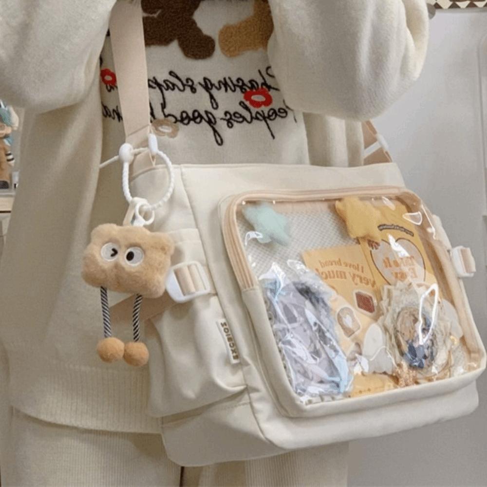 Harajuku JK Shoulder Bag Japanese Style Lolita Handbag Fashion Transparent Itabag Daily