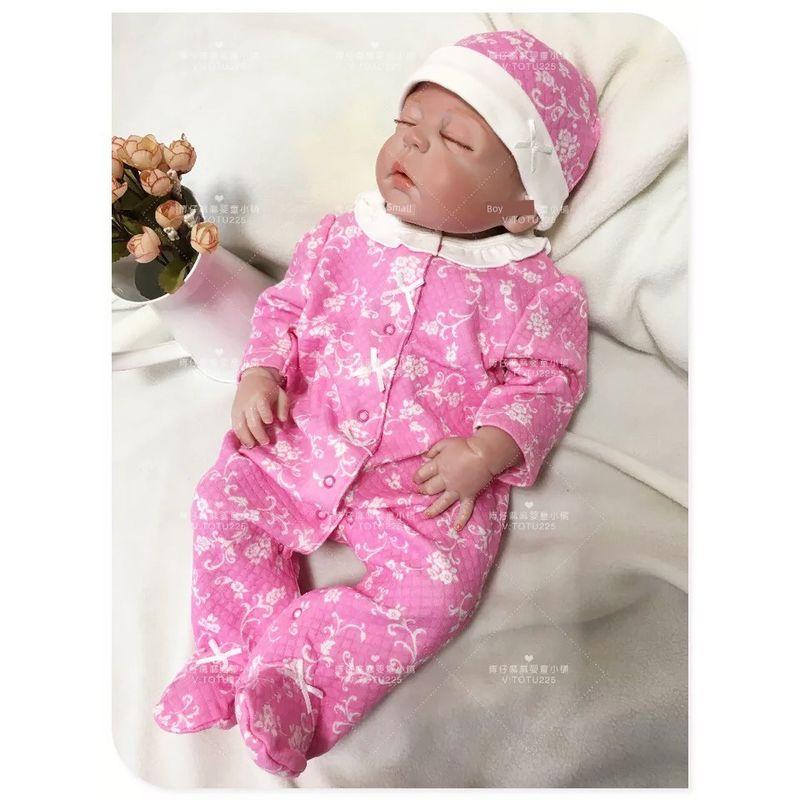 

[Beauty] LittleMe Footie Air Layer Thin Cotton Male and Female Baby One-Piece Romper Newborn Newborn Rose Red Retro Floral Romper + Hat 66