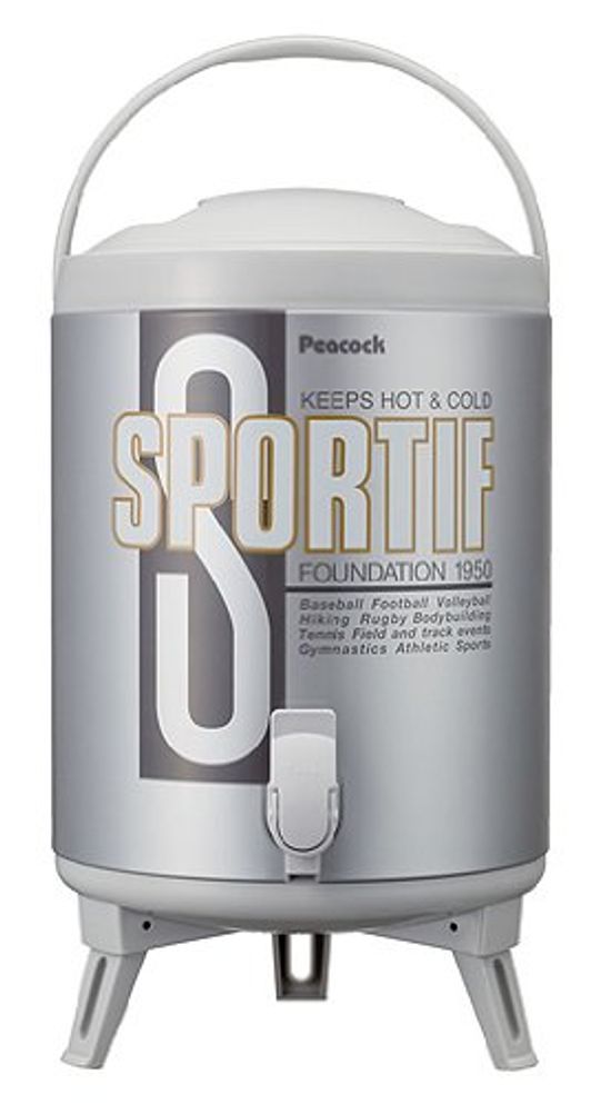 

Peacock Keeper Wide Mouth Type Silver 9.5L INB-100(SL)