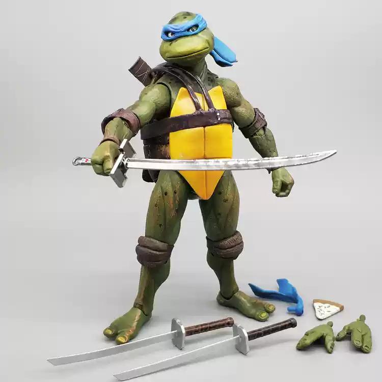17CM Teenages Mutant Ninja Turtles Leo Raph Don Mikey Action Figures Joints Movable Doll Collectible Ornaments Model Toy Gifts