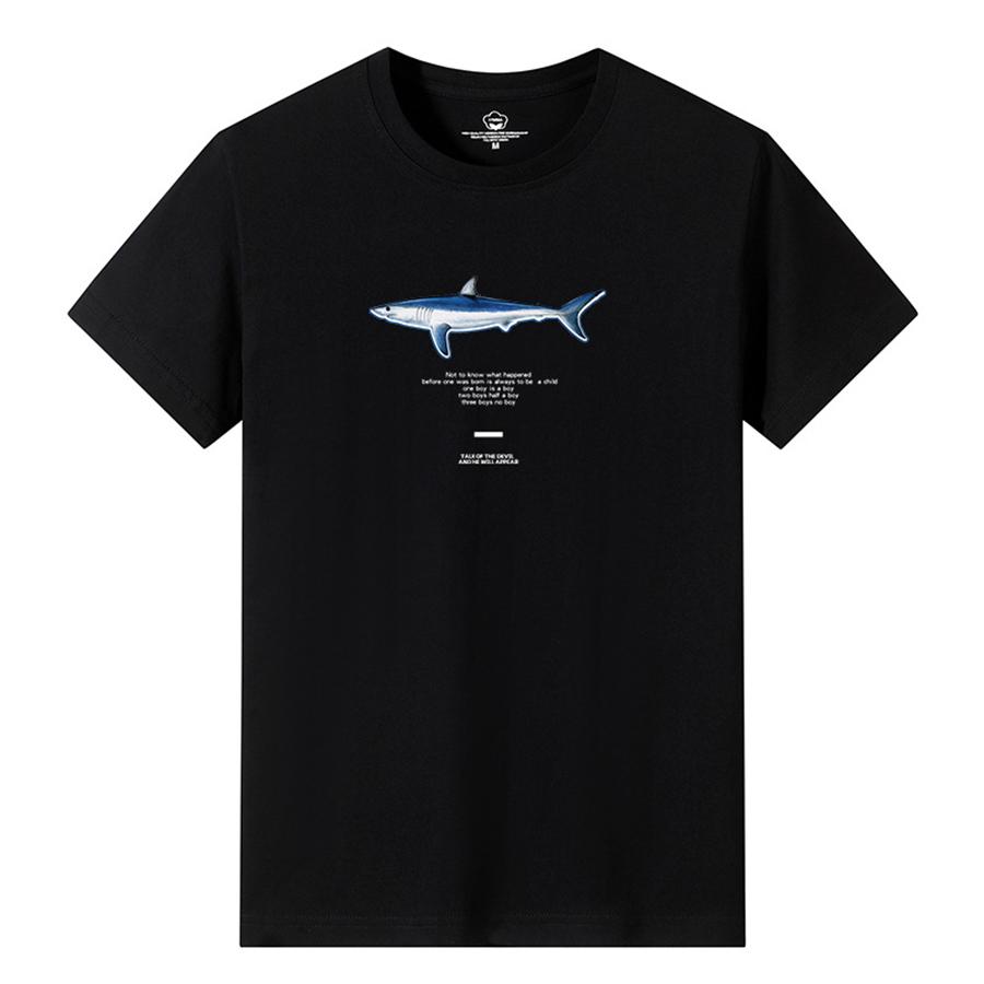 Loose Fit Summer Casual Cotton TShirt Short Sleeve Crew Neck Geometric Print Mens Top Breathable Comfortable Unisex Shirt