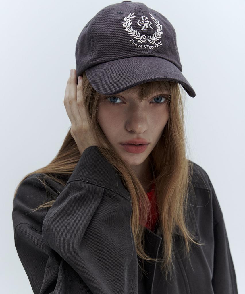 CITYBREEZE Laurel Logo Embroidered Ball Cap_2 Colors