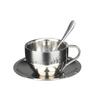 Milan Double-Wall 304 Stainless Steel Coffee Cup Set