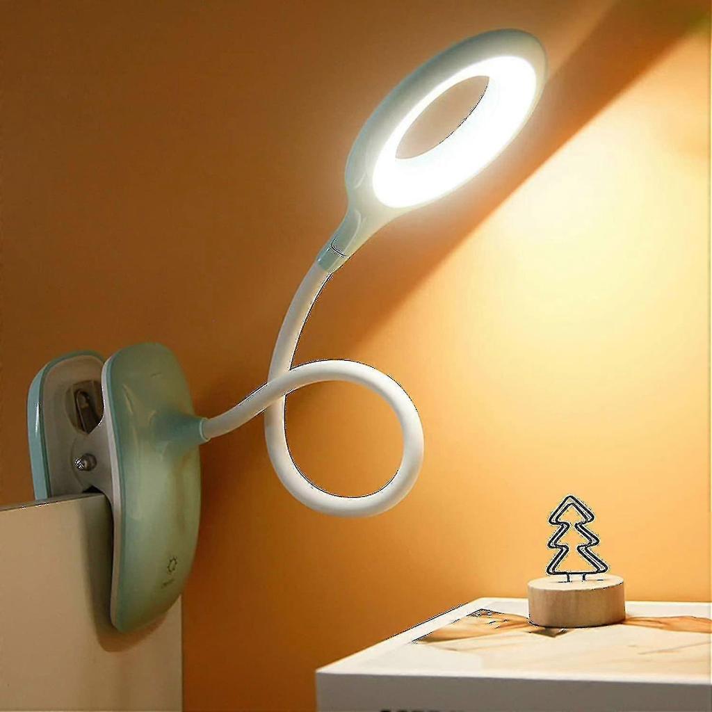 Led Clip-on Reading Lamp Dimmable Eye Protection Table Lamp