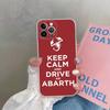 A-Abarth LOGO Transparent TPU Phone Case For IPhone 17 11 12 13 14 15 16 Pro Max 16 Plus Cover