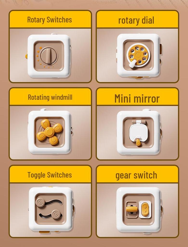 Magic Hex Cube: Early Education Toy for Infants and Toddlers – Intellectual Grasp Training, Enlightenment, and Busy Activity Ball