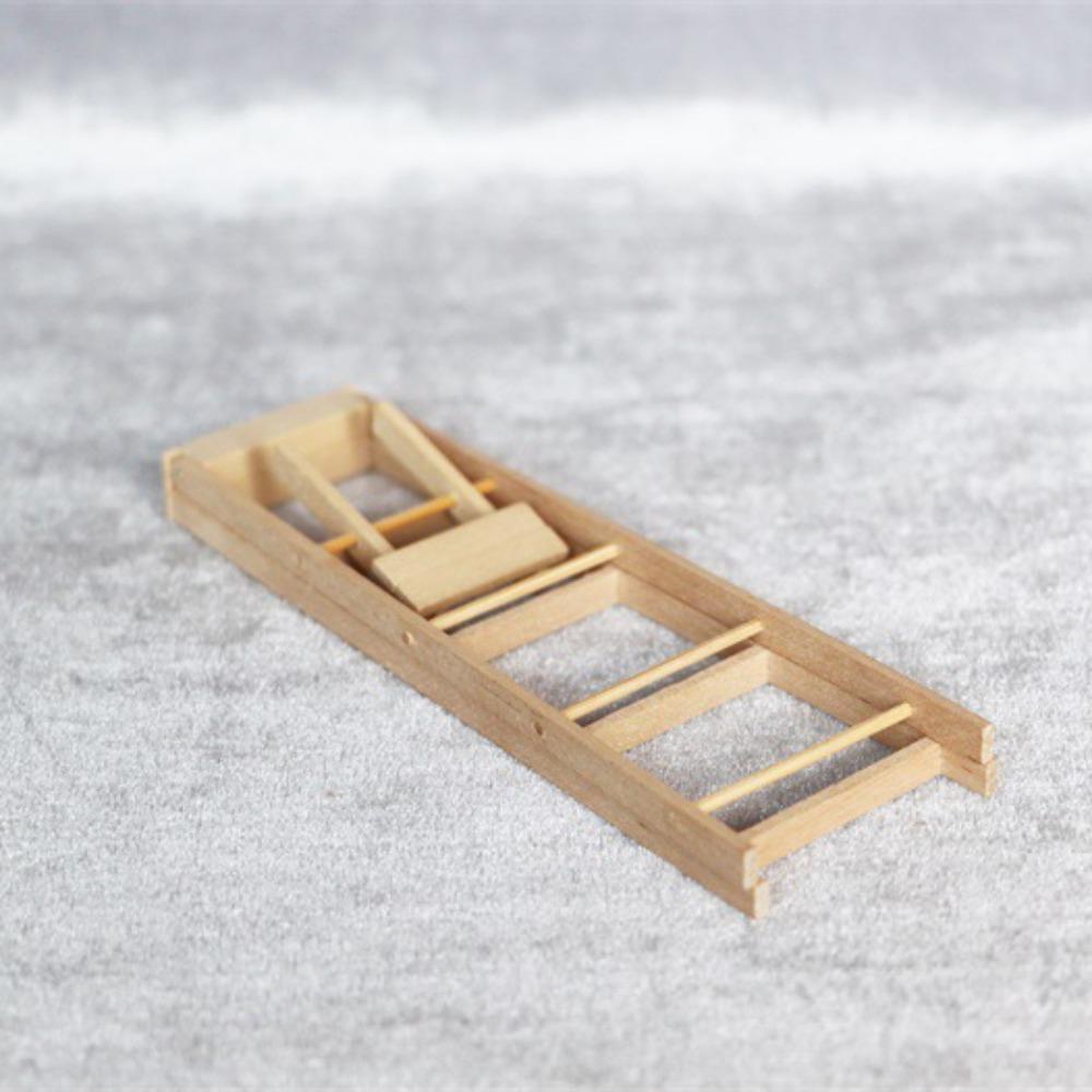 Miniatur Modell Puppenhaus Mini Leiter Holz Kreative Figur Treppen Spielzeug Mädchen