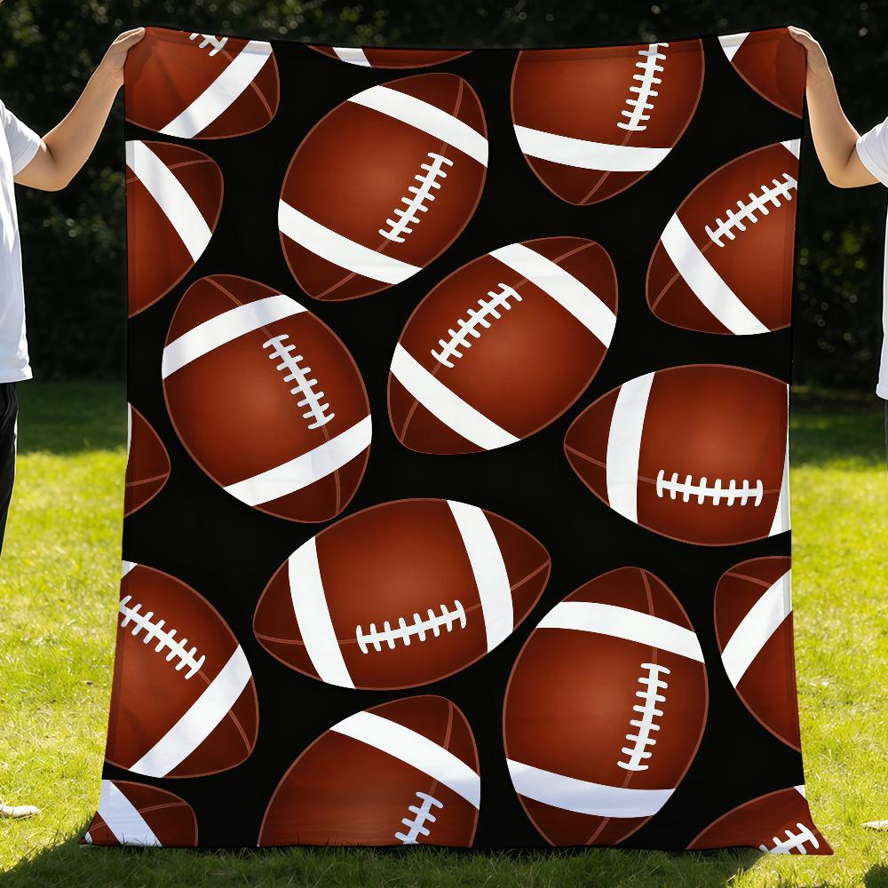 American Football Blanket Throw Super Cosy Plush Living Room Sofa Couch Childish Birthday Gifts 75X95CM