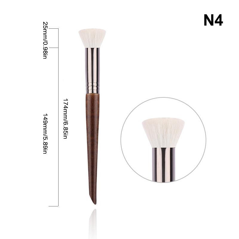 1Pcs Animal Hair Makeup Brush Complete Set Lip Brushes Eyeshadow Brush Soft Makeup Brush Beauty Tools Smudge Brush Single