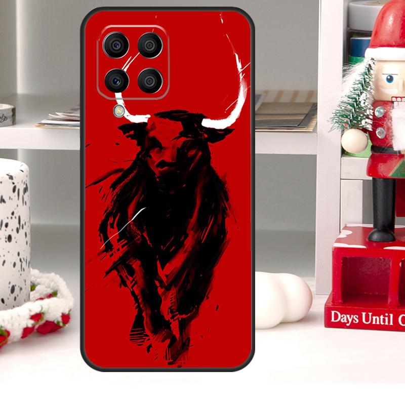 Bullfight Bull Fighter For Samsung Galaxy M31 M51 M11 M20 M30s M15 M55 M13 M33 M53 M12 M32 M52 M14 M34 M54 Case