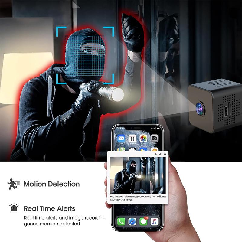 Mini IP Camera WiFi Sports Camera HD 1080P Wireless Security Surveillance Night Vision Smart Home Micro Cam