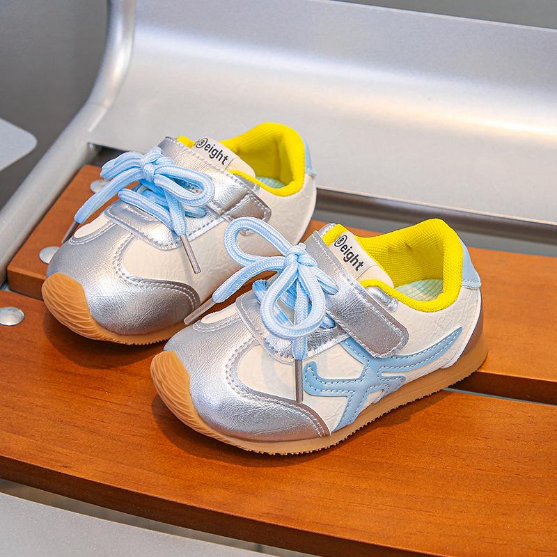 Girls shoes sneakers 2025 spring and autumn new boys Forrest Gump shoes breathable little white shoes
