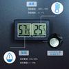 Ghims Reptile Cage, Terrarium with Thermometer and Hygrometer, Transparent, Ventilated, Feeding Box, Acrylic Container with Good Ventilation, Suitable