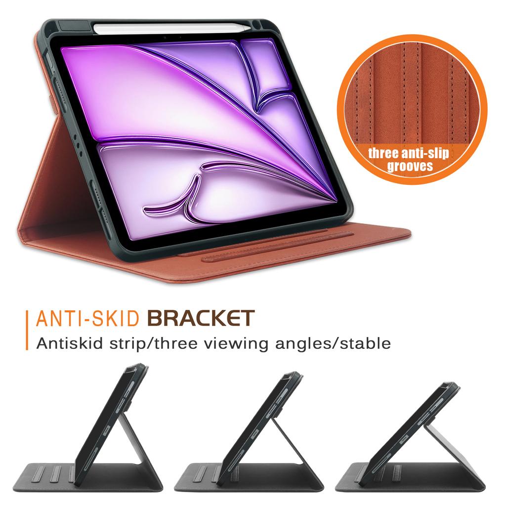 Leather Case For iPad Air 11 (2025)/(2024)/Pro 11-inch (2018)/(2020)/(2021)/(2022)/Air (2020)/(2022) Tablet Cover