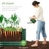 4x2x2ft Outdoor Metal Raised Garden Bed Oval Deep Root Planter Box for Vegetables Flowers Herbs and Succulents w 101 Gallon Cci