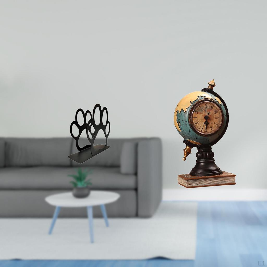 Iron Globe Napkin Holder Modern Statue Table Clock Cute Dog Paw Home Decor Stylish Organizer Tissue