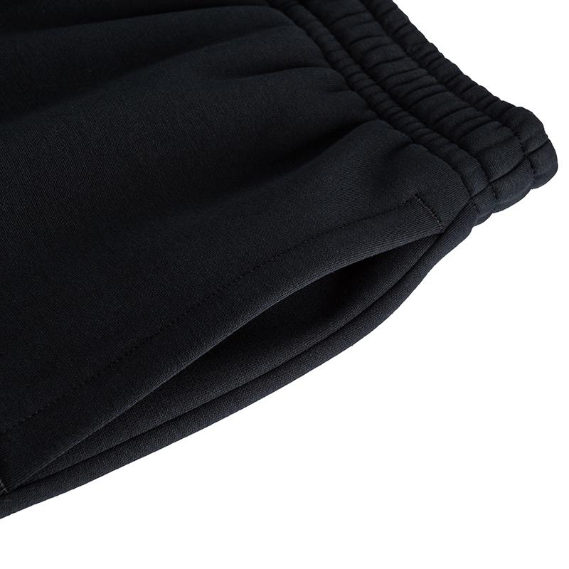 Anta Lifestyle Series Mens Long Pants Winter 2025 Knitted Sports Pants Men Bottoms Basic-Black 952548309-3