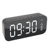 Mirror Surface Alarm Clock Bluetooth Speaker Digital Wireless Alarm Clock Bluetooth Speaker for