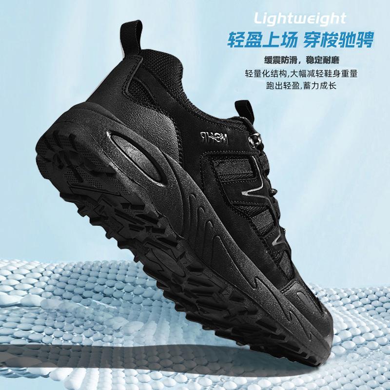 Hiking Shoes Men's Mountain Functional Shoes Platform Leisure Niche Hiking Shoes Outdoor Camping Non-slip Foreign Trade Replacement
