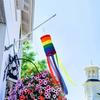 Rainbow Column Windsock Flag Fly Outdoor Hangings Colorful Garden Decorative Flag with Rainbow