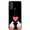 Para TCL 20 SE Funda 205 de silicona suave Funda de dibujos animados para TCL 20B 6159K Funda trasera para TCL 20 R 5G 20SE Fundas de moda TPU Funda