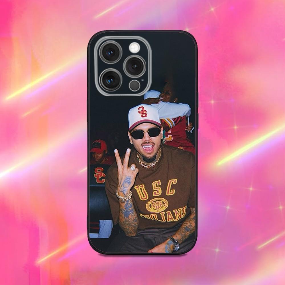 C-Chris B-Brown 11 Phone Case For iPhone 16,15,14,13,12,11,Pro,Max,Plus,X,XS,XR,SE,8,7,Mini,Soft Silicone Black Case