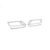 Fit For BMW X2 F39 2018- Matte Silver Left And Right Air Outlet Vent Trim
