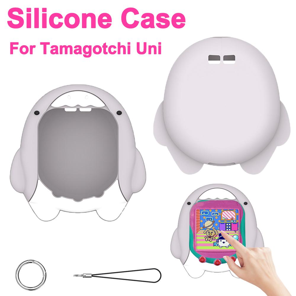 Fall Prevention Silicone Case Protective Sleeve Shark Shaped Waterproof Protective Case with Lanyard for Tamagotchi Uni 2026 China Mainland