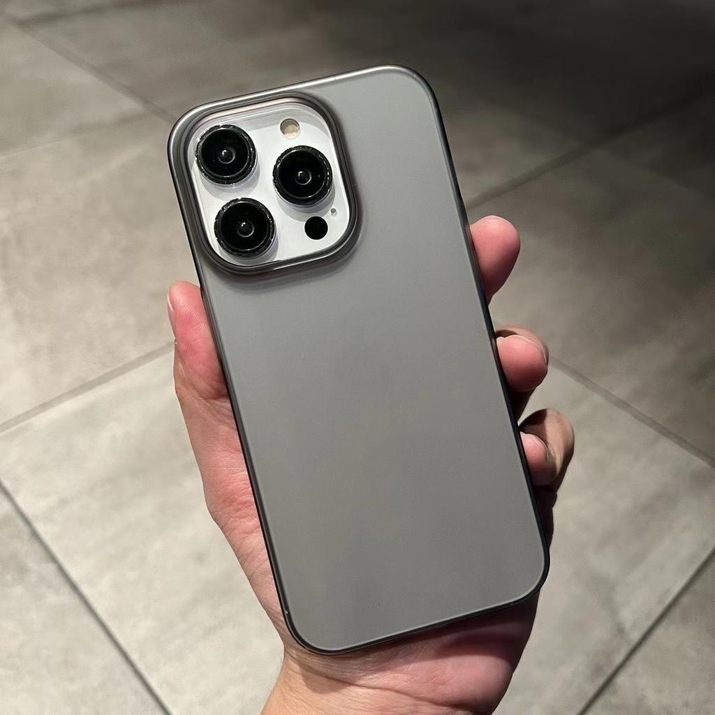 Solid Color Minimalist Frosted Phone Case Suitable for IPhone 15 Anti Drop 16 Promax Protective Case for Apple 14 Plus Case