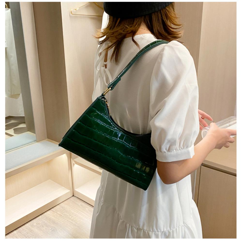 Retro Casual Kadın Tote Omuz Çantaları Kadın Deri Düz Renk Çanta Moda Çanta için