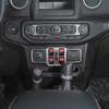 Fönsterkontrollknapp Dekoration Dekorativt Skydd Klistermärke Passar För Jeep Wrangler JL För JT Gladiator 2018 Och Upp Interiörtillbehör