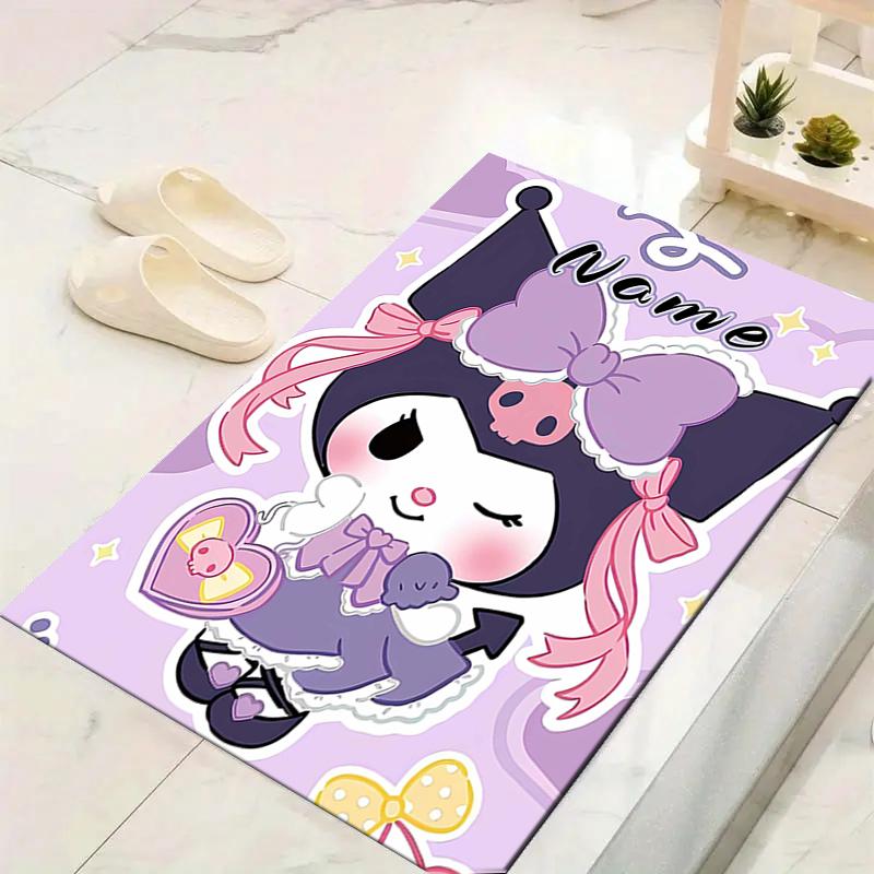 Custom 1Pc Piggy Heart Bow Rug Office Carpet Indoor Outdoor Entrance Doormat Nonslip Soft And Comfortable Living Room D2915300