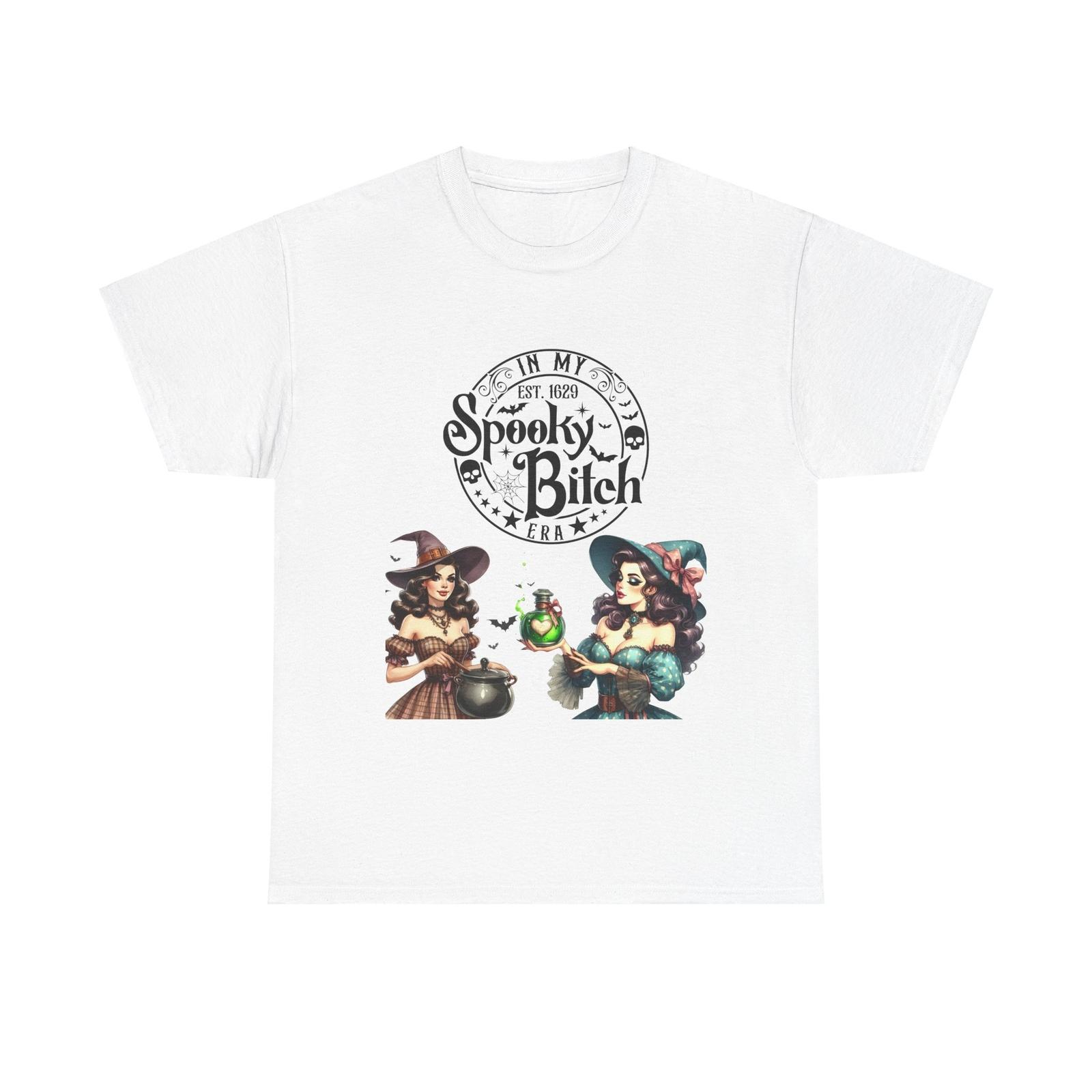 Spooky Sexy Pinup Girl Unisex Heavy Cotton Tee S разноцветный