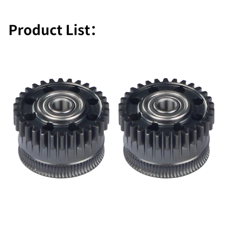 All Metal Extruder Gear Improved Extrusion Efficiency For K2P Plus 3D Printer Smooth Operating and Durability