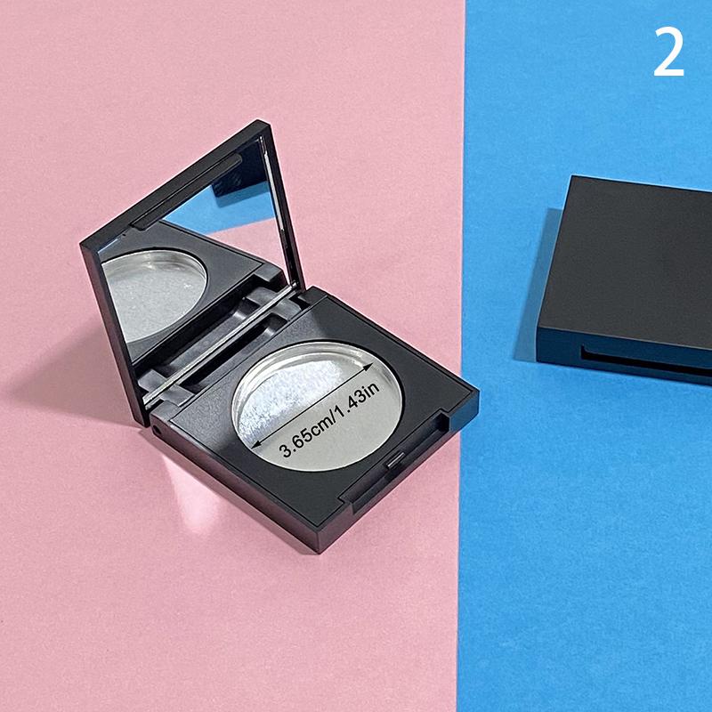 

Empty Single Slot Eyeshadow Palette Blush Box Portable Cosmetic Makeup Case Container With Mirror For Bb Cream Foundation Diy