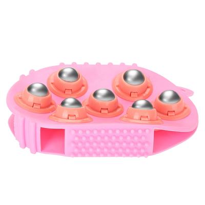 360 Degrees  Stainless Steel Body Cellulite Massager Muscle Pain Relief Relax Massage Brush Glove