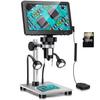 Zmart Digitalmikroskop mit 1200x 12MP HD-Kamera Lupe für Telefon und USB-Mikroskopkamera für Leiterplatten Elektronische Schaltungen und PCB-Präzision und PCB