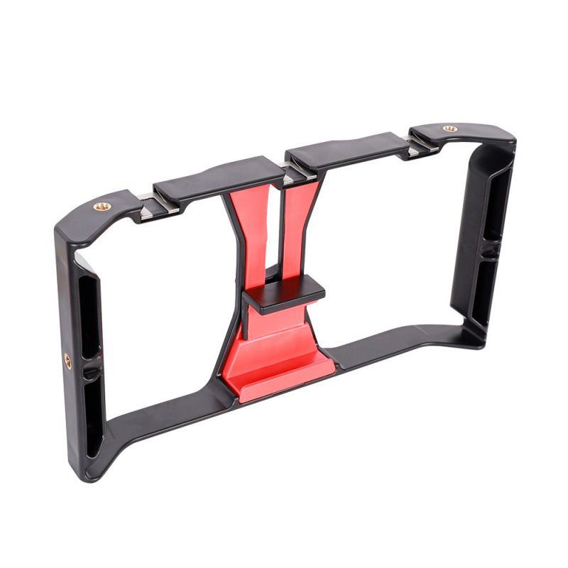 Live Broadcast Rabbit Cage Ring Light with Stable Follow Shot, Hot Shoe Mount, Handheld Bracket, Phone Frame for Photography.