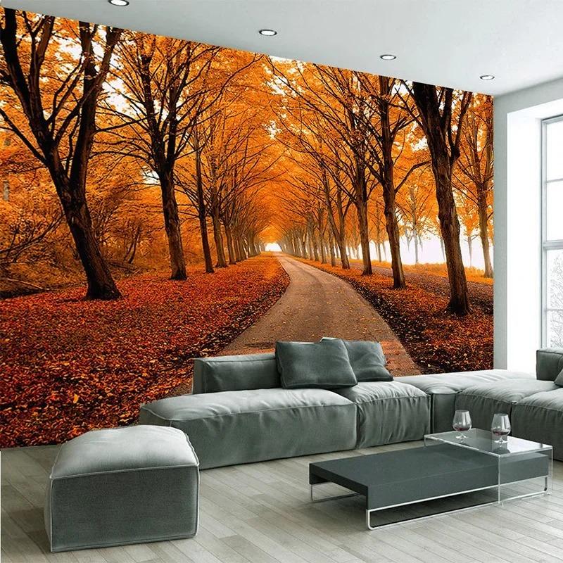 Nature Landscape 3d Mural Forest Tree Photo Wallpaper Living Room Bedroom Restaurant Wall Paper Home Decor