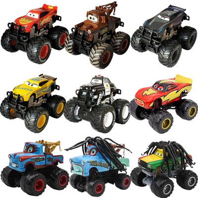 Disney Pixar Cars Mater Lightning McQueen Jackson Storm Big Wheel Offroad Vehicle Pullback Force Cars Model Toys Birthday Gifts